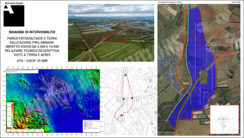 Mappe di intervisibilità - valutazione impatto visivo ambientale - Indagine di intervisibilità 5km e 10 km