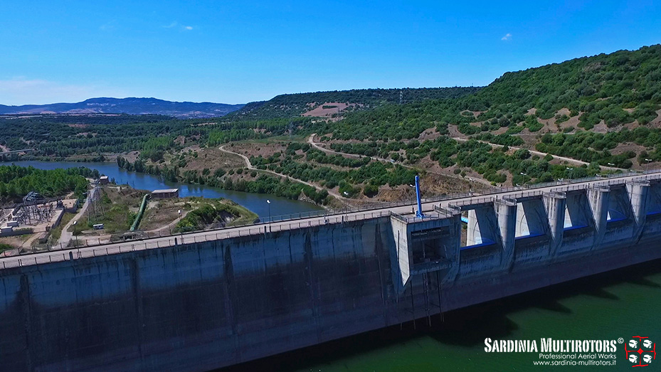 Ispezione dighe, infrastrutture idriche, ispezioni aeree, Sardinia Multirotors, Riprese Aeree Droni