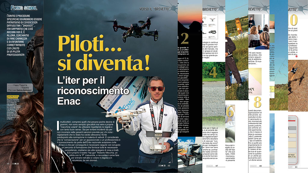 Riconoscimento ENAC Droni Magazine
