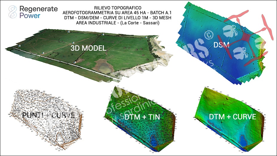 Rilievo topografico e Aerofotogrammetrico - Fotovoltaico