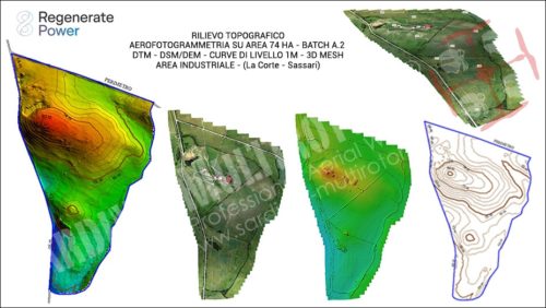 Rilievo topografico e Aerofotogrammetrico - Fotovoltaico