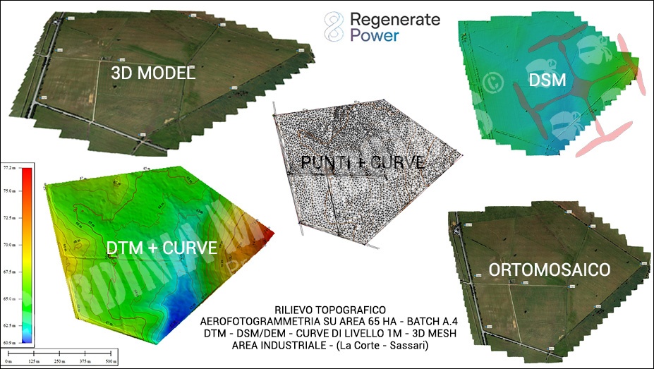 Rilievo topografico e Aerofotogrammetrico - Fotovoltaico