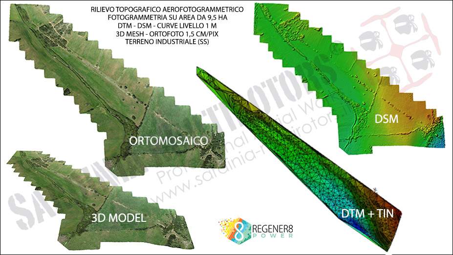 Rilievo topografico e Aerofotogrammetrico - Fotovoltaico